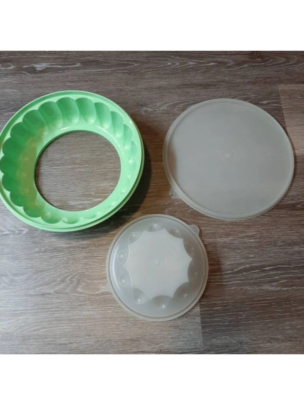 Vintage Tupperware Mint Green Jello Mold Dessert Mold MCM - Picture 3 of 5